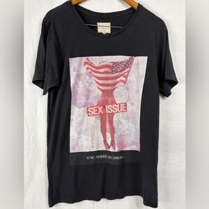 Life Is A Joke X Eleven Paris American Dream Sex Issue Size XL black t shirt
